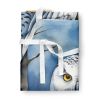 Snowy Owl Apron Cooking Kitchen Server Baking Crafts Gardening for Adult Women Men, Unisex, Large, Multicolor