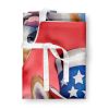 Shiba Inu Patriotic American Apron Cooking Kitchen Server Baking Crafts Gardening for Adult Women Men, Unisex, Large, Multicolor