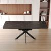 extensible Dining Table Table Set for 6-8 Person for Dining Room