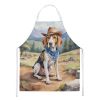 English Foxhound Cowboy Welcome Apron Cooking Kitchen Server Baking Crafts Gardening for Adult Women Men, Unisex, Large, Multicolor