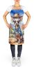 Chinese Crested Cowboy Welcome Apron Cooking Kitchen Server Baking Crafts Gardening for Adult Women Men, Unisex, Large, Multicolor