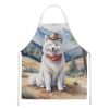 Samoyed Cowboy Welcome Apron Cooking Kitchen Server Baking Crafts Gardening for Adult Women Men, Unisex, Large, Multicolor
