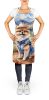 Pomeranian Cowboy Welcome Apron Cooking Kitchen Server Baking Crafts Gardening for Adult Women Men, Unisex, Large, Multicolor