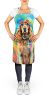 Cocker Spaniel Hippie Dawg Apron Cooking Kitchen Server Baking Crafts Gardening for Adult Women Men, Unisex, Large, Multicolor