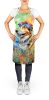 Collie Hippie Dawg Apron Cooking Kitchen Server Baking Crafts Gardening for Adult Women Men, Unisex, Large, Multicolor