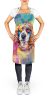 Hippie Dawg Apron Cooking Kitchen Server Baking Crafts Gardening for Adult Women Men, Unisex, Large, Multicolor