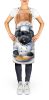 Puli The Chef Apron Cooking Kitchen Server Baking Crafts Gardening for Adult Women Men, Unisex, Large, Multicolor