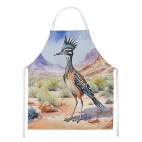 New Mexico Greater Roadrunner Apron Cooking Kitchen Server Baking Crafts Gardening for Adult Women Men, Unisex, Large, Multicolor