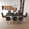 extensible Dining Table Table Set for 6-8 Person for Dining Room