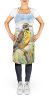 North Dakota Western Meadowlark Apron Cooking Kitchen Server Baking Crafts Gardening for Adult Women Men, Unisex, Large, Multicolor