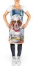 Brittany Spaniel The Chef Apron Cooking Kitchen Server Baking Crafts Gardening for Adult Women Men, Unisex, Large, Multicolor