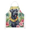 Giant Schnauzer Luau Apron Cooking Kitchen Server Baking Crafts Gardening for Adult Women Men, Unisex, Large, Multicolor