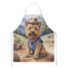 Norwich Terrier Cowboy Welcome Apron Cooking Kitchen Server Baking Crafts Gardening for Adult Women Men, Unisex, Large, Multicolor