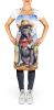 Cane Corso Cowboy Welcome Apron Cooking Kitchen Server Baking Crafts Gardening for Adult Women Men, Unisex, Large, Multicolor