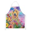 Yellow Labrador Hippie Dawg Apron Cooking Kitchen Server Baking Crafts Gardening for Adult Women Men, Unisex, Large, Multicolor
