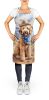 Goldendoodle Cowboy Welcome Apron Cooking Kitchen Server Baking Crafts Gardening for Adult Women Men, Unisex, Large, Multicolor