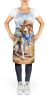 English Foxhound Cowboy Welcome Apron Cooking Kitchen Server Baking Crafts Gardening for Adult Women Men, Unisex, Large, Multicolor